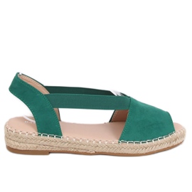 Alpargatas verdes para mujer 0M815 Verde