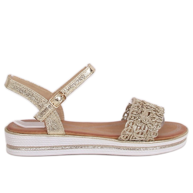 Sandalias mujer oro 35-197 oro dorado