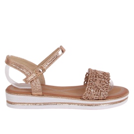 Sandalias de mujer Champagne 35-197 Champagne rosa