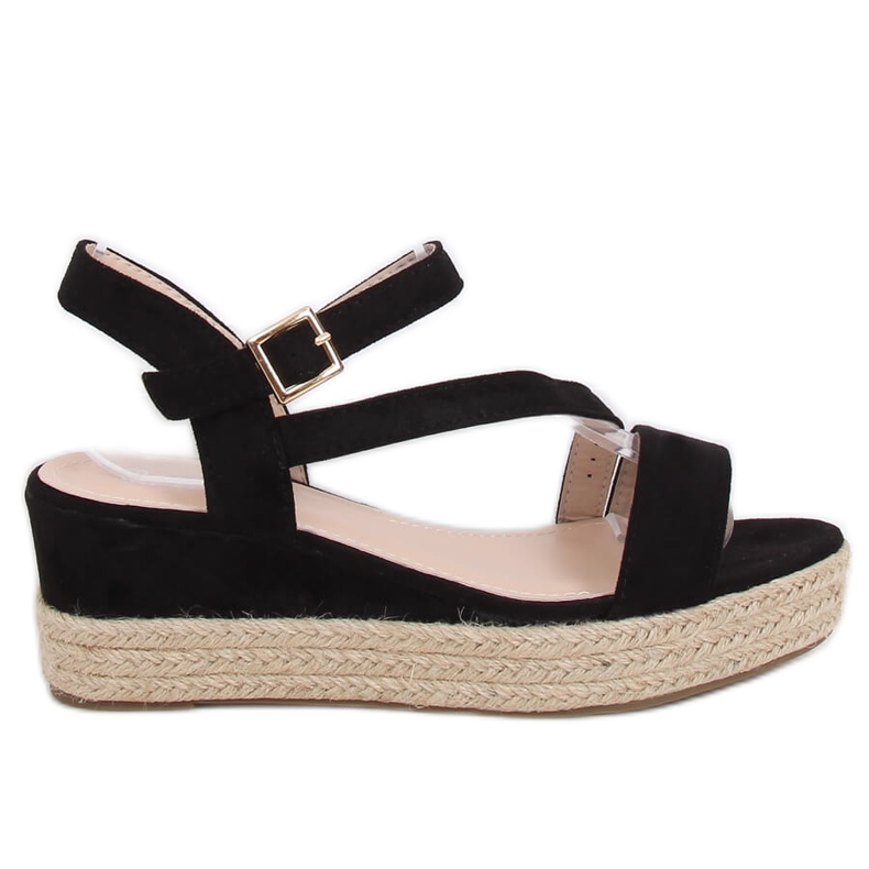 Sandalias alpargatas negras 680-38 Black negro Sandalias alpargatas negras 680-38 Black negro