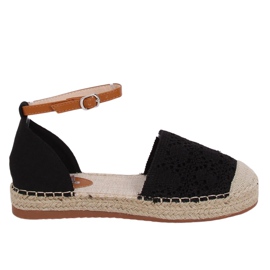 Alpargatas corte negro 3035 Negro
