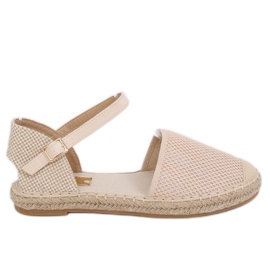 Alpargatas beige para mujer MB-64119 Beige