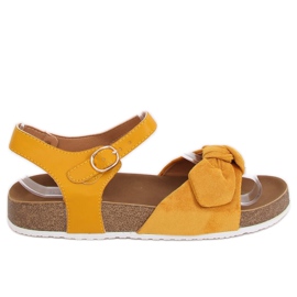 Sandalias mujer miel TL8-2 Amarillo