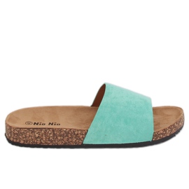 Menta PA-354 Suelas de corcho verde