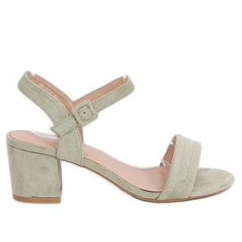 Sandalias de tacón celadon 99-61A Verde