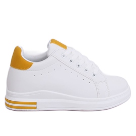 Zapatillas de mujer blancas CC-15 Yellow Ii Genre blanco amarillo