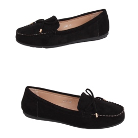 Negro Mocasines negros de mujer LL97 Negro Negro Mocasines negros de mujer LL97 Negro