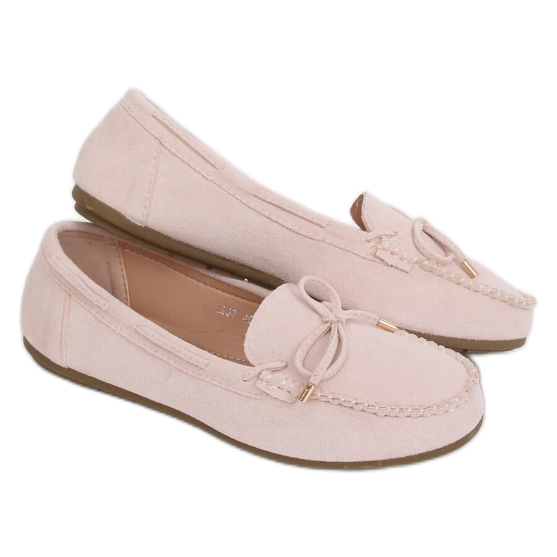 Mocasines de mujer beige LL97 Beige