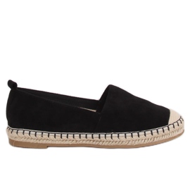 Alpargatas de mujer negras L-1068 Negra negro
