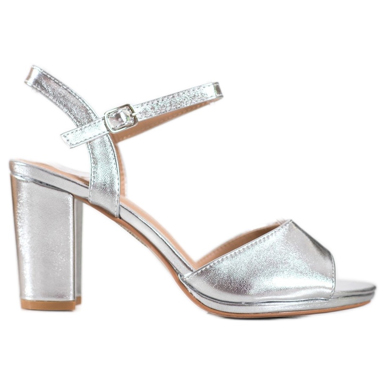 SHELOVET Zapatos clásicos de tacón alto gris SHELOVET Zapatos clásicos de tacón alto gris