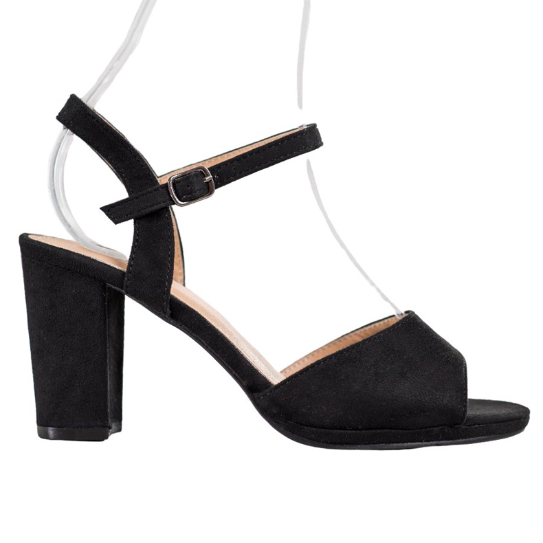 SHELOVET Zapatos clásicos de tacón alto negro