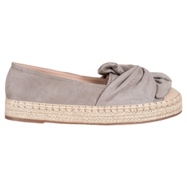 Seastar Alpargatas de ante en la plataforma beige