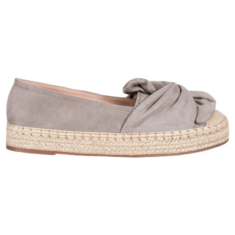 Seastar Alpargatas de ante en la plataforma beige