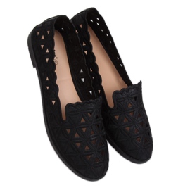 Bailarinas caladas negras JX79P Negro