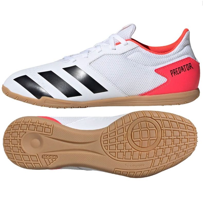 Zapatos de interior adidas Predator 20.4 In Sala M EG0926 multicolor blanco