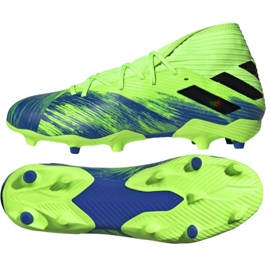 Botas de fútbol adidas Nemeziz 19.3 Fg M FV3988 rojo verde