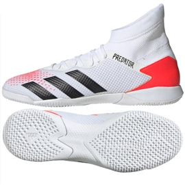 Zapatos de interior adidas Predator 20.3 In M EG0916 rojo blanco