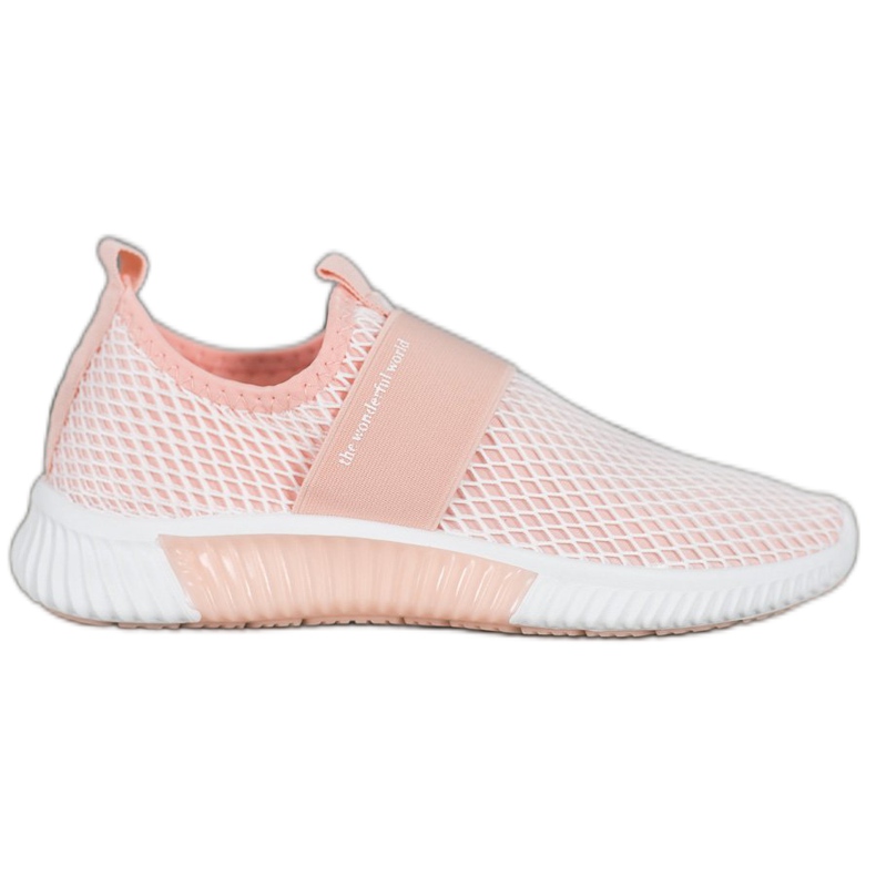 SHELOVET Slipons calados clásicos rosado SHELOVET Slipons calados clásicos rosado