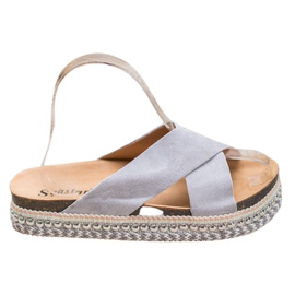 Seastar Zapatillas cómodas en la plataforma gris