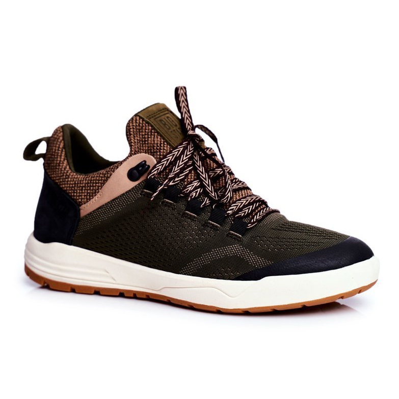 Zapatos deportivos de hombre Big Star Khaki FF174278 marrón verde