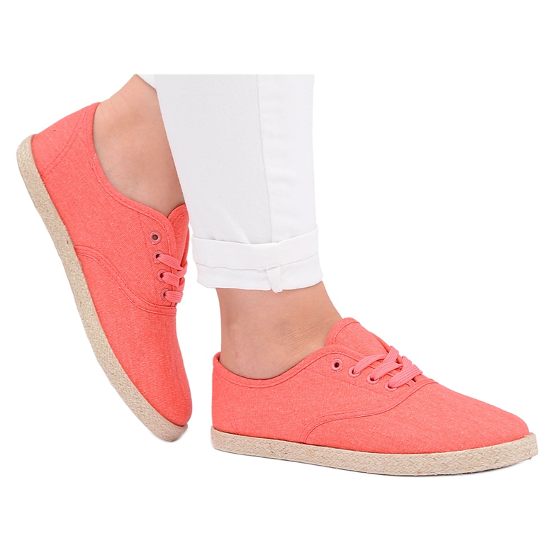 EVE Zapatillas Coral De Mujer Alpargatas Ligeras Rio Times rosado