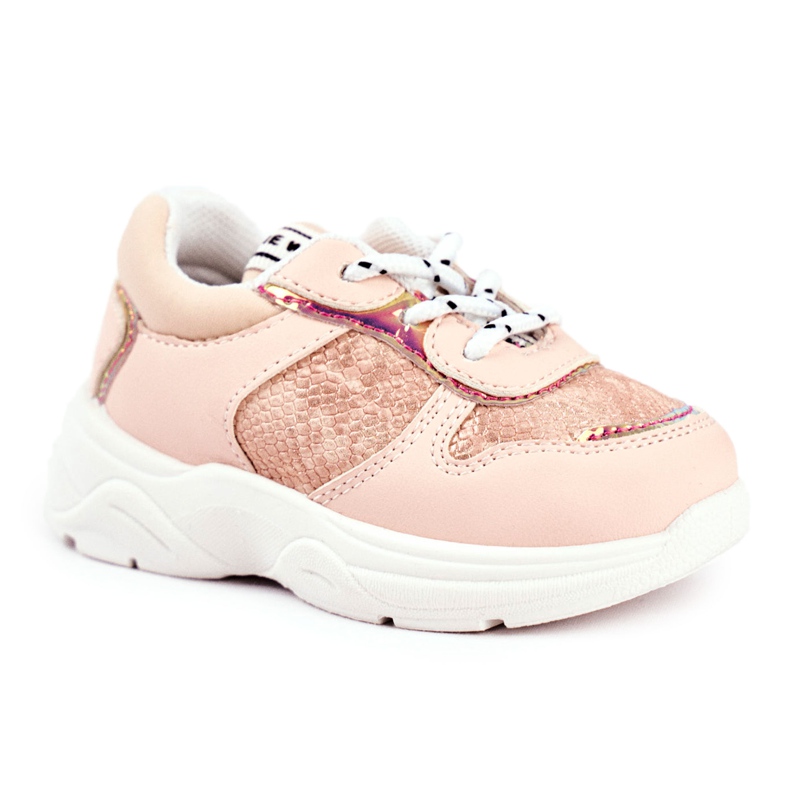 FRROCK Zapatillas Deportivas Infantiles Serpiente Rosa Matylda rosado