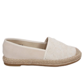 Alpargatas beige beige para mujer BB29