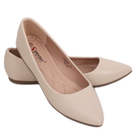 Bailarinas puntera beige almendra CD52P Beige