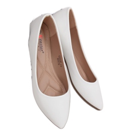 Bailarinas blanco almendra dedos CD52P Blanco