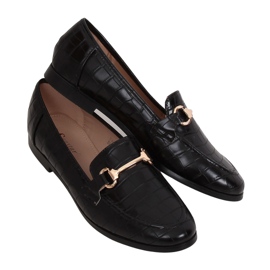 Black Mocasines negros de mujer T356P Black