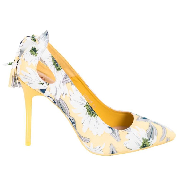 Seastar Alfileres con estilo en flores multicolor amarillo