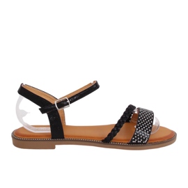 Sandalias negras para mujer 620-62 Negra negro