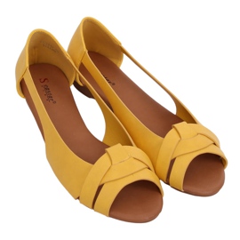 Bailarinas corte miel CC221P Amarillo