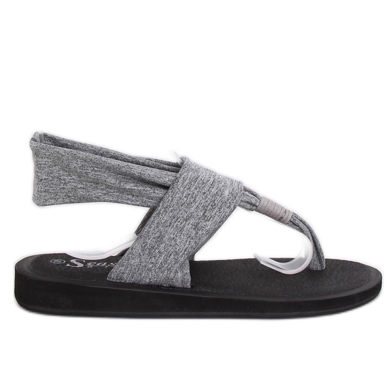 Gris Sandalias, algodón, gris DD81P Gris Gris Sandalias, algodón, gris DD81P Gris