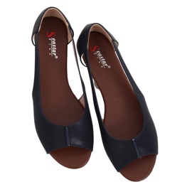 Zapatos abiertos azul marino NH-23P DK.BLUE Zapatos abiertos azul marino NH-23P DK.BLUE