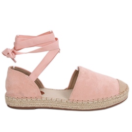 Alpargatas de mujer rosa LL-230P Rosa rosado