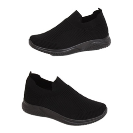 Negro 9924 Calzado deportivo negro