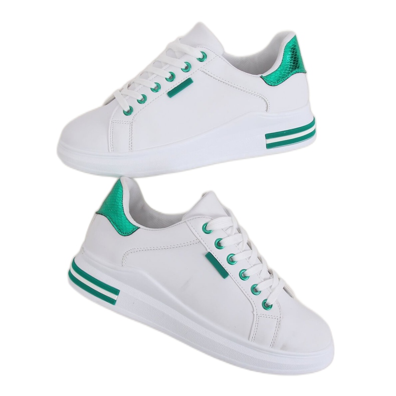 Zapatillas deportivas de mujer blancas NB320P-5 BLANCO / VERDE Zapatillas deportivas de mujer blancas NB320P-5 BLANCO / VERDE
