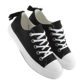 Zapatillas de mujer con lazo negro 8935 Black Ii Género