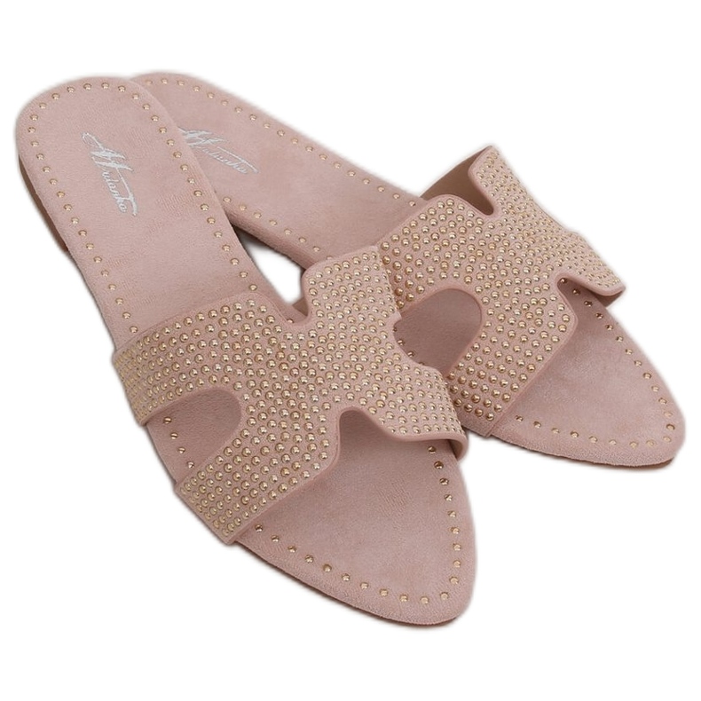 Zapatillas rosa mujer rosa Q-88 Pink rosado