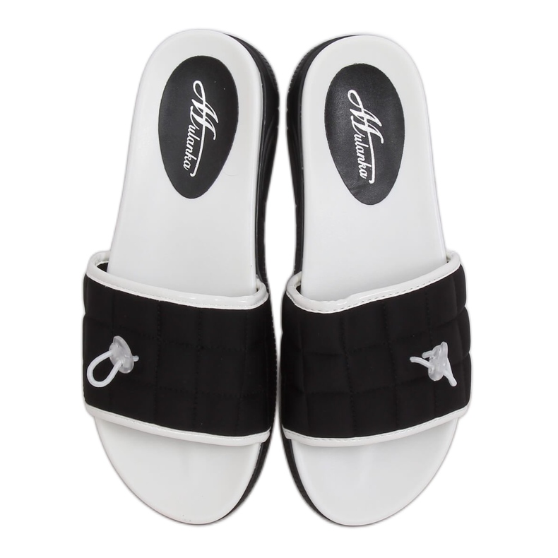 Pantuflas negras de mujer negras G-338 Black negro Pantuflas negras de mujer negras G-338 Black negro