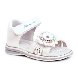 Apawwa Sandalias para niños con Velcro Flor Blanco Mino multicolor amarillo Apawwa Sandalias para niños con Velcro Flor Blanco Mino multicolor amarillo