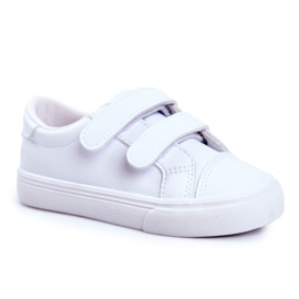 Apawwa Zapatos deportivos Pergomo Velcro para niños blancos