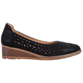 Bombas en la cuña VINCEZA negro