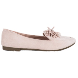 Nio Nio Mocasines con flecos beige