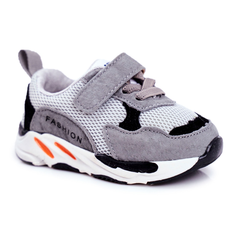 Apawwa Zapatilla Deportiva Infantil con Velcro Gris Yetto
