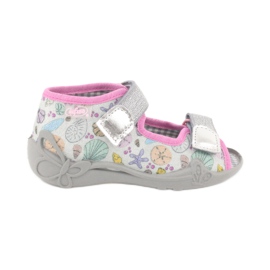 Calzado infantil befado 242P097 rosa gris multicolor