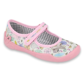 Calzado infantil befado 114X389 rosa gris multicolor
