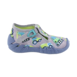 Calzado infantil befado 110P371 azul gris verde