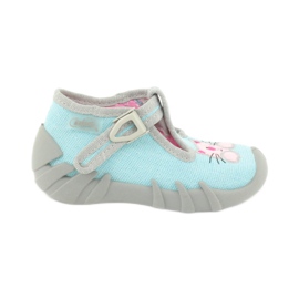 Calzado infantil befado 110P375 azul rosa gris